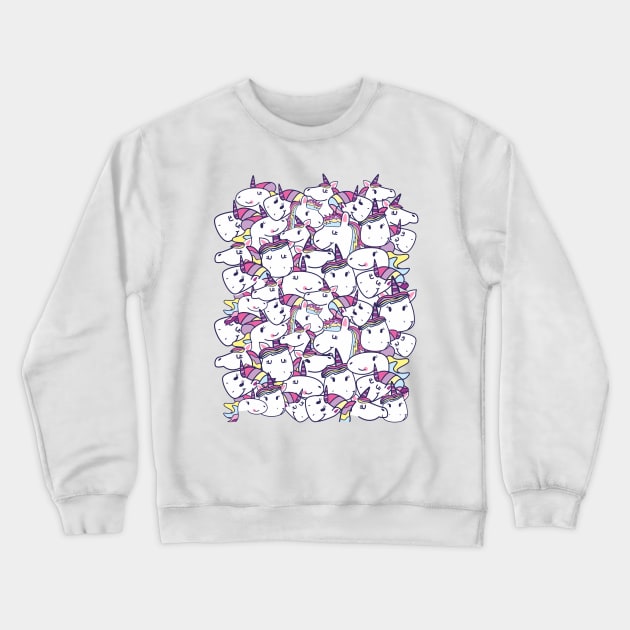 a lot of unicorns Crewneck Sweatshirt by adystuta